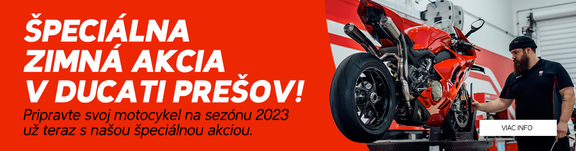 Špeciálna zimná akcia v Ducati Prešov