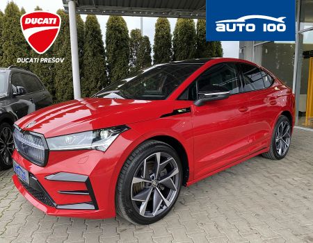 Škoda Enyaq RS 4x4 220 KW, Matrix Beam, Key less, DCC, tepelné čerpadlo