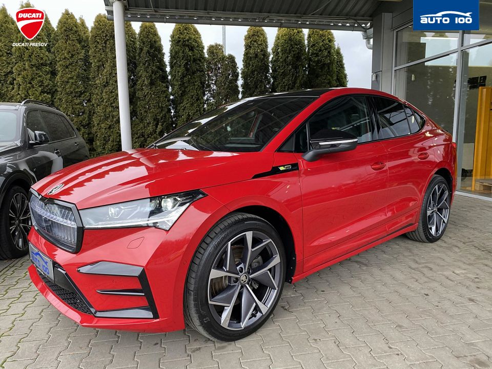 Škoda Enyaq RS 4x4 220 KW, Matrix Beam, Key less, DCC, tepelné čerpadlo