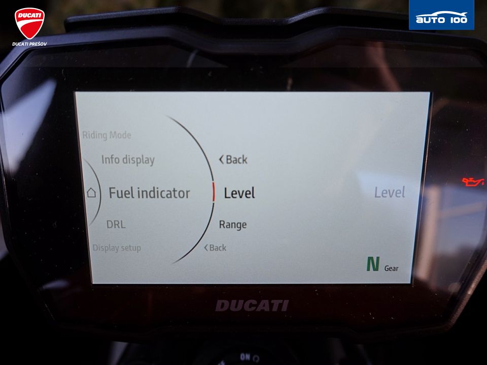 Ducati Diavel V4 red  Akrapovic