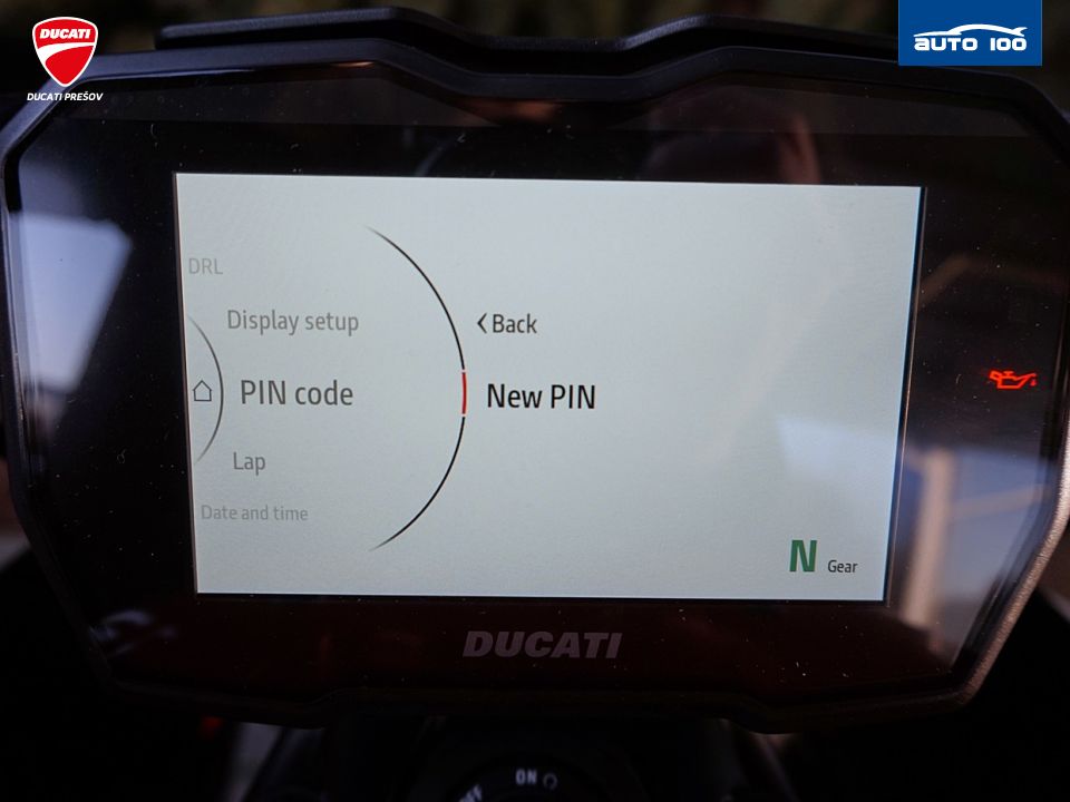 Ducati Diavel V4 red  Akrapovic