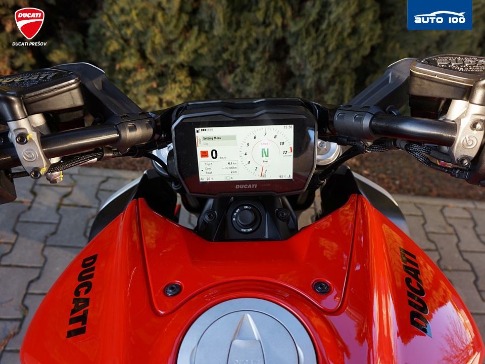 Ducati Diavel V4 red  Akrapovic