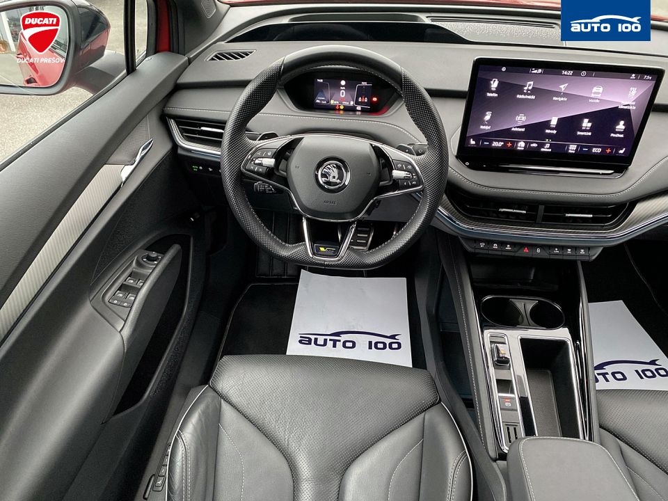 Škoda Enyaq RS 4x4 220 KW, Matrix Beam, Key less, DCC, tepelné čerpadlo