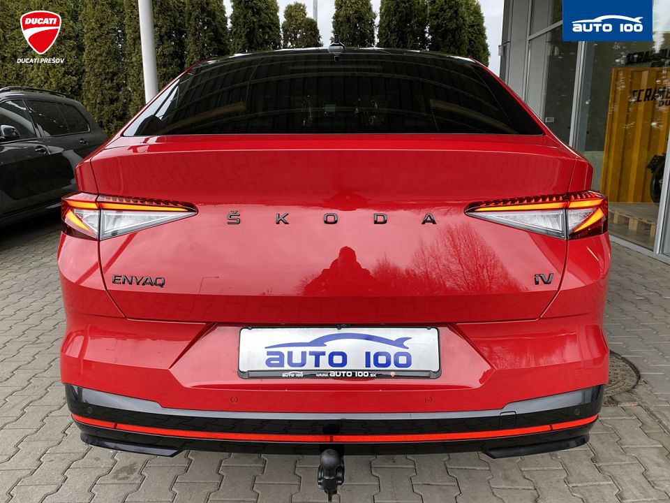 Škoda Enyaq RS 4x4 220 KW, Matrix Beam, Key less, DCC, tepelné čerpadlo