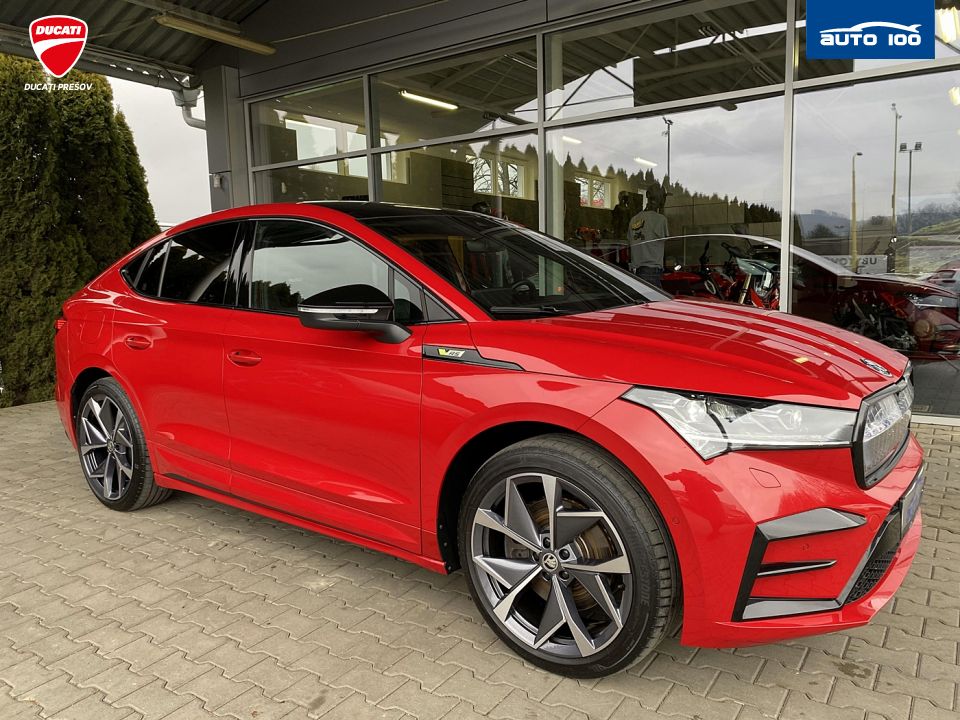 Škoda Enyaq RS 4x4 220 KW, Matrix Beam, Key less, DCC, tepelné čerpadlo