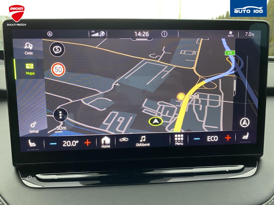 Škoda Enyaq RS 4x4 220 KW, Matrix Beam, Key less, DCC, tepelné čerpadlo