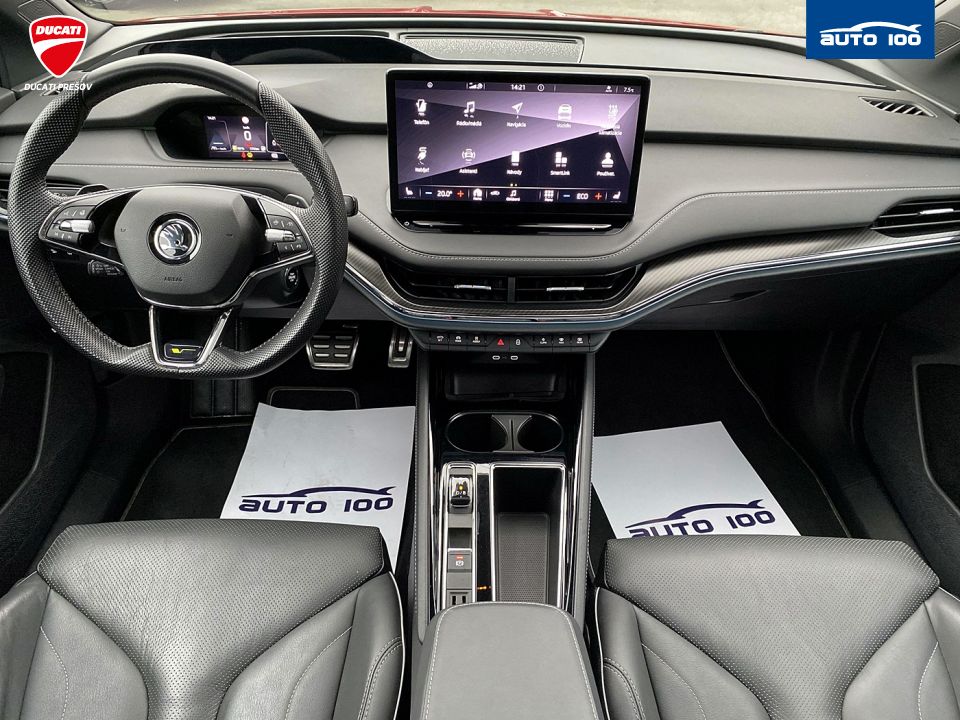 Škoda Enyaq RS 4x4 220 KW, Matrix Beam, Key less, DCC, tepelné čerpadlo