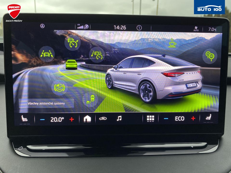 Škoda Enyaq RS 4x4 220 KW, Matrix Beam, Key less, DCC, tepelné čerpadlo