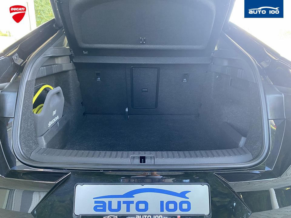 Škoda Enyaq iV RS, 220kW, Tepelné čerpadlo, Matrix-Beam. SoH 90.4%