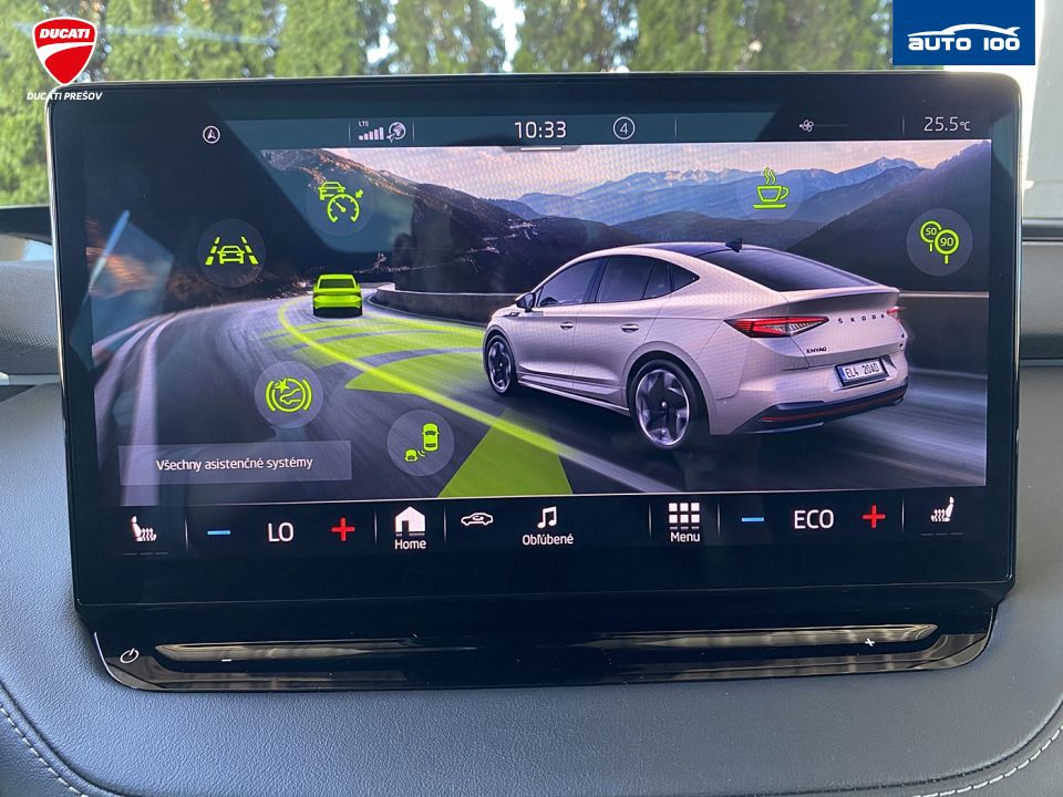Škoda Enyaq iV RS, 220kW, Tepelné čerpadlo, Matrix-Beam. SoH 90.4%