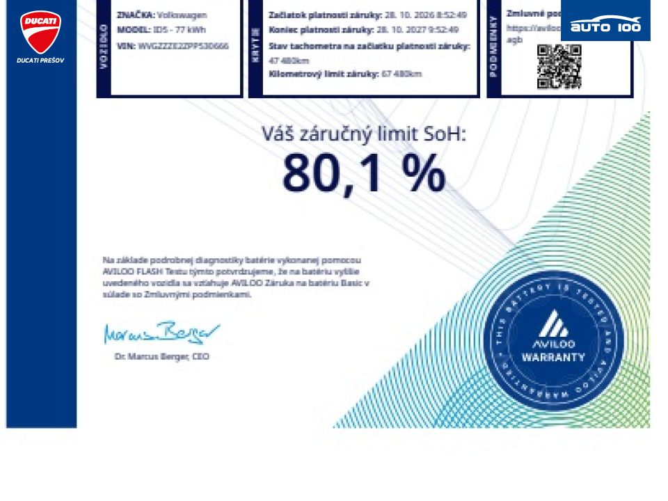 Volkswagen ID.5 GTX 4Motion electric 220kW Matrix-Beam, SoH 93.1%