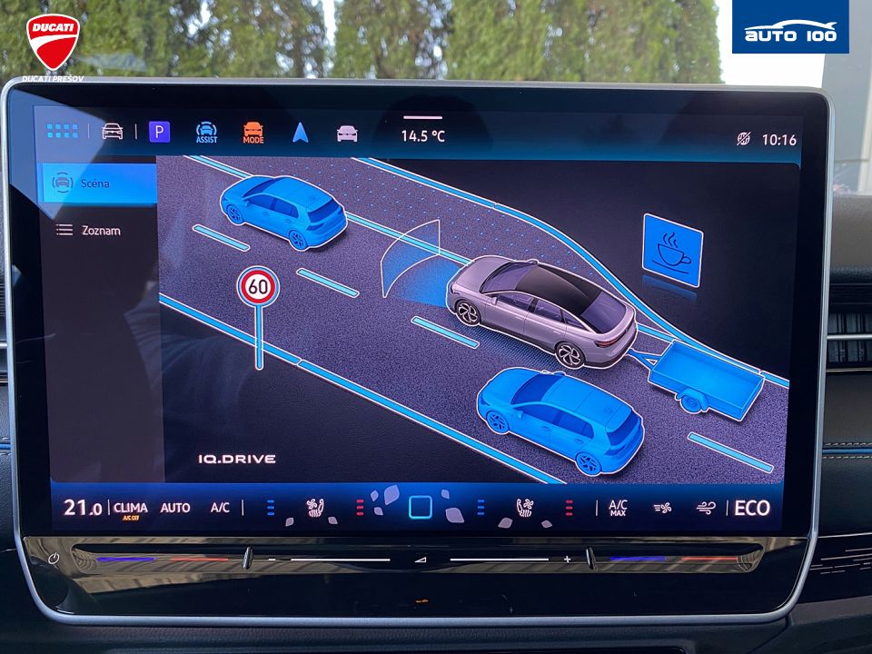Volkswagen ID.7 Pro 210kW, Tepelné čerpadlo,Matrix-Beam