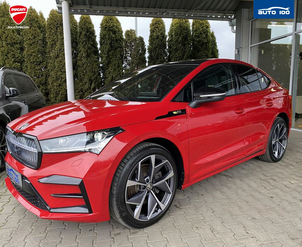 Škoda Enyaq RS 4x4 220 KW, Matrix Beam, Key less, DCC, tepelné čerpadlo