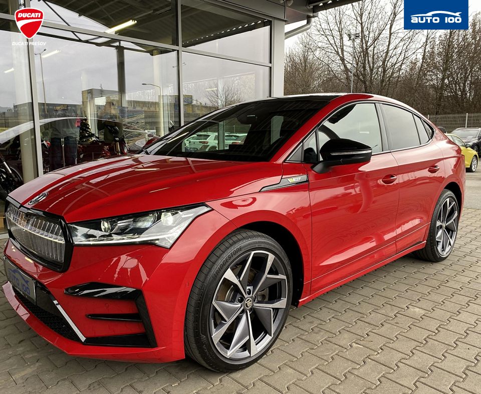 Škoda Enyaq RS 4x4 220 KW, Matrix Beam, Key less, DCC, tepelné čerpadlo