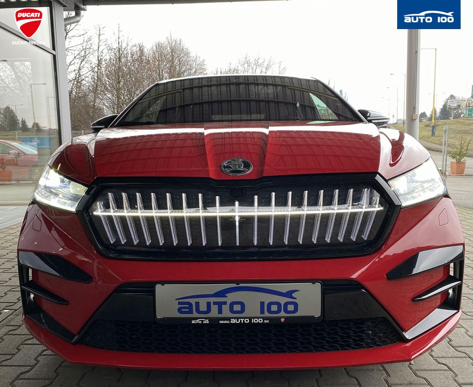 Škoda Enyaq RS 4x4 220 KW, Matrix Beam, Key less, DCC, tepelné čerpadlo