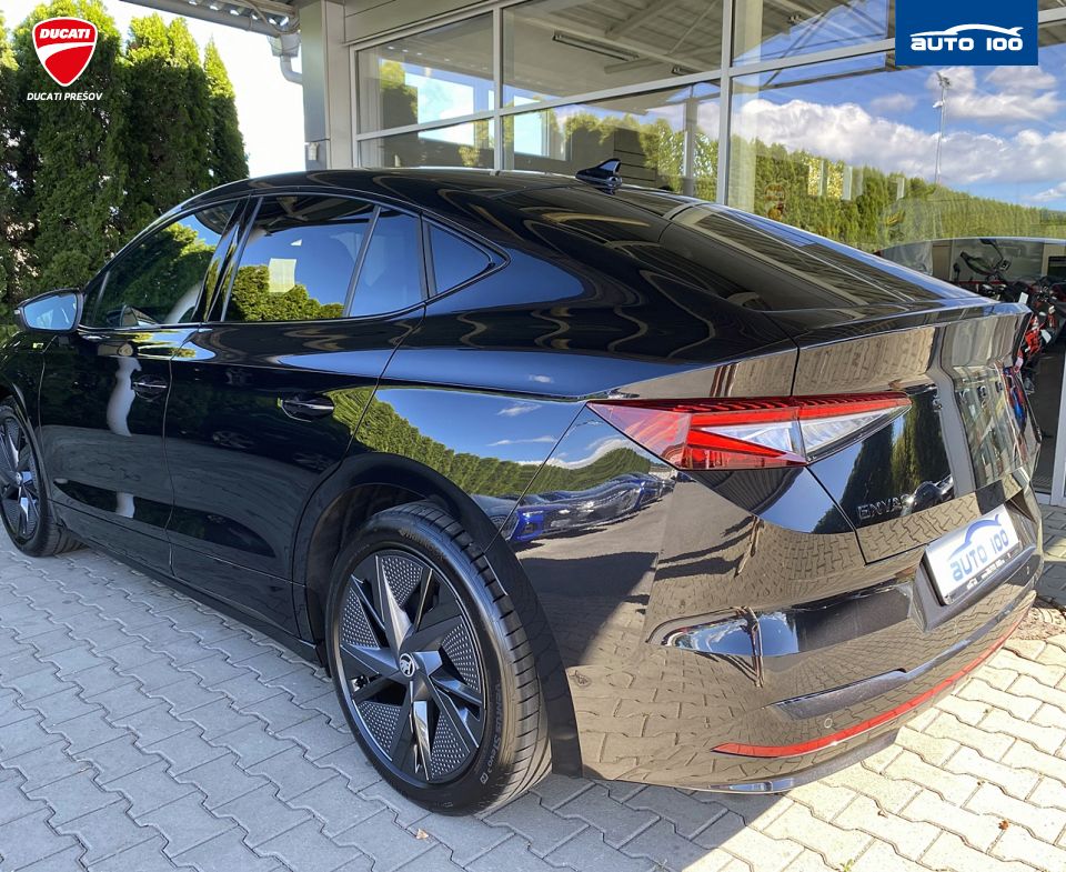 Škoda Enyaq iV RS, 220kW, Tepelné čerpadlo, Matrix-Beam. SoH 90.4%